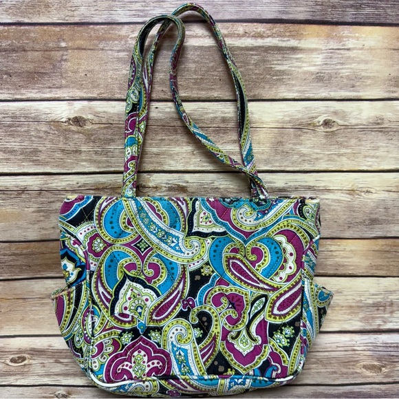 Vera Bradley Handbags - Vera Bradley Multicolor Paisley Mini Tote. Good used condition!